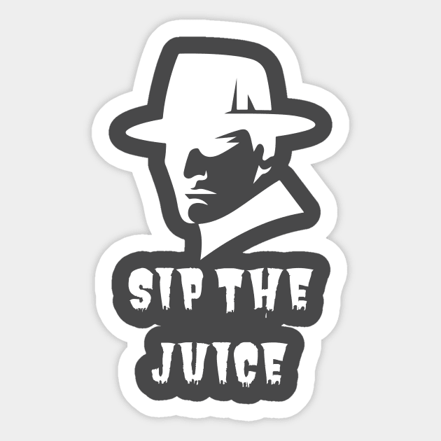 HIP HOP SIP THE JUICE Sticker by TreSiameseTee